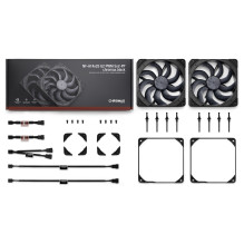Noctua NF-A14X25 G2 PWM SX2-PP CHROMAX.BLACK computer cooling system