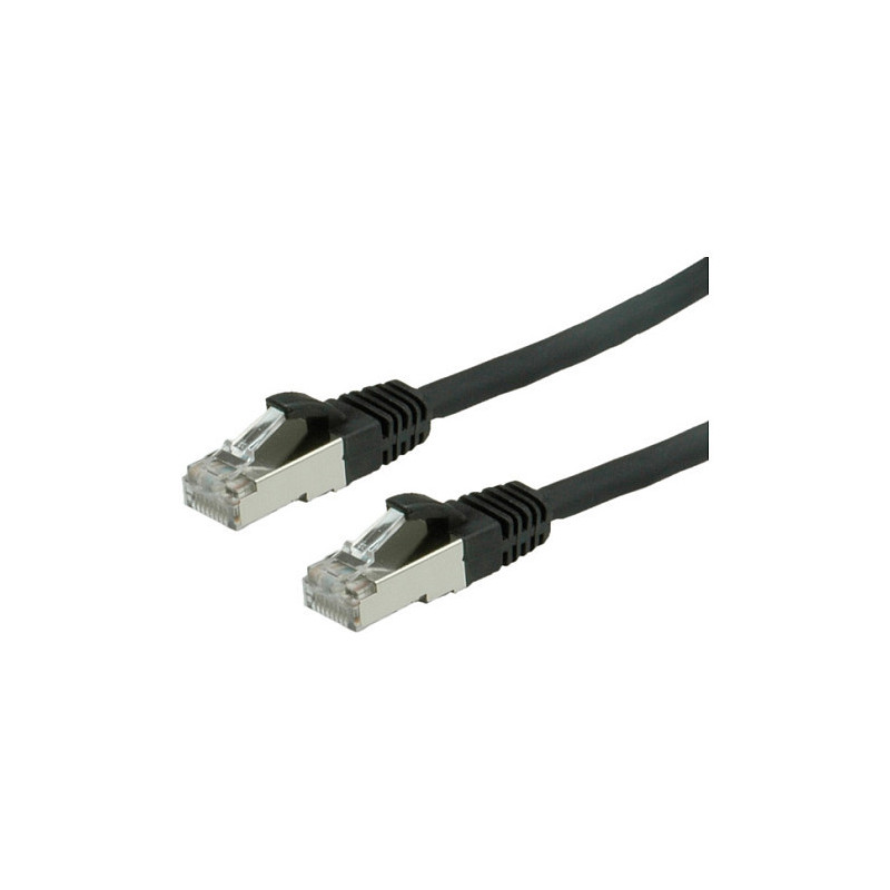 VALUE S / FTP Patch Cord Cat.6, halogen-free, black, 5m networking cable