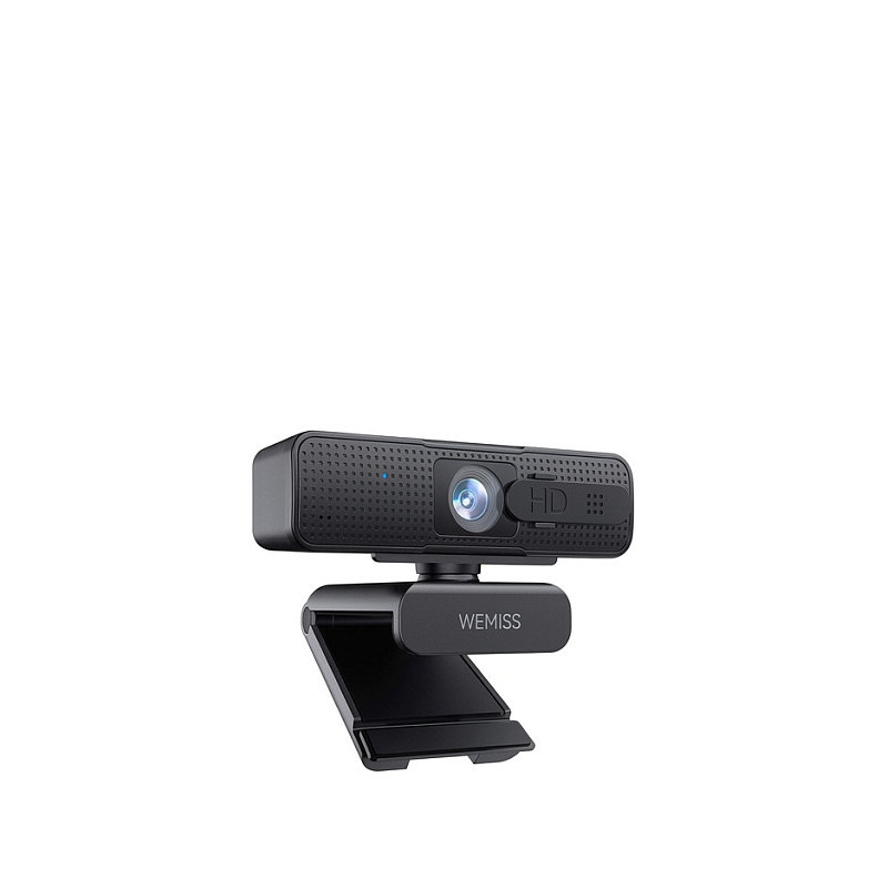 WEMISS CM-A1 „Stream“ serijos automatinio fokusavimo „Full HD“ internetinė kamera su 1/3 colio CMOS jutikliu, juoda