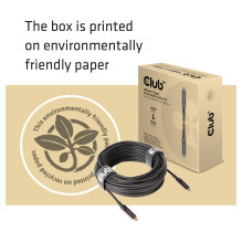 CLUB3D USB3.2 G2 TYPE-C ACT. OPT. A / V M / M 20M USB cable CLUB3D USB3.2 G2 TYPE-C ACT. OPT. A / V M / M 20M USB cable