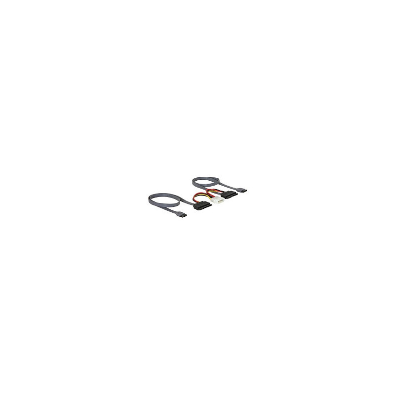 „DeLOCK SATA All-in-One“ kabelis, skirtas 2x HDD SATA kabeliui