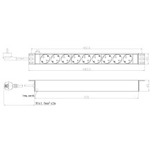EFB Elektronik EK631DE.1 maitinimo prailgintuvas EFB Elektronik EK631DE.1 maitinimo prailgintuvas