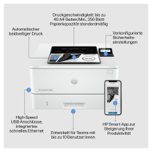 HP LaserJet Pro 4002d - Printer - Laser / LED Printing