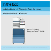 HP Color LaserJet Ent Flw MFP 8801dn A3 70S. Spausdintuvas-spausdintuvas su spausdinimo funkcija (dvipusis)
