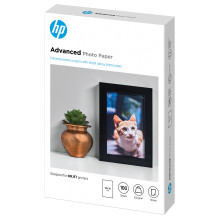 HP Advanced blizgus fotopopierius – 100 lapų / 10 x 15 cm be rėmelių HP Advanced blizgus fotopopierius – 100 lapų / 10 x 15 cm be rėmelių