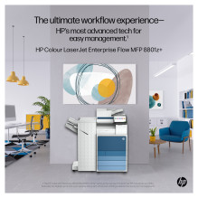 HP Clr LaserJet Ent Flw MFP8801z+ Prntr