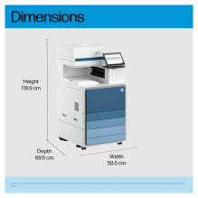 HP Clr LaserJet Ent Flw MFP 8801z spausdintuvas