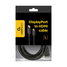 „Gembird“ DisplayPort - HDMI laidas, 1 m
