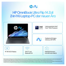HP OmniBook Ultra Flip 14-fh0172ng su HDMI adapteriu ir rašikliu CU7 256V / 16GB / 2TBSSD / W11 Home Touch HP OmniBook Ultra Flip 14-fh0172ng su HDMI adapteriu ir rašikliu CU7 256V / 16GB / 2TBSSD / W11 Home Touch