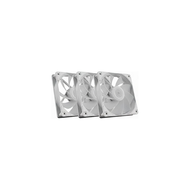 MSI MAG F120 ARGB White-3RW korpuso ventiliatoriaus trijų dalių rinkinys