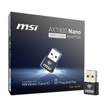 MSI AX1800 Nano WiFi USB Adapter MSI AX1800 Nano WiFi USB Adapter