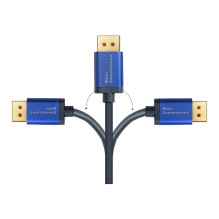 „Good Connections“ kabelis DP1.4-St.-HDMI2.0-St., mėlynas, 3 m „Good Connections“ kabelis DP1.4-St.-HDMI2.0-St., mėlynas, 3 m