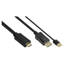 Alcasa HDMI-DP020 video cable adapter Alcasa HDMI-DP020 video cable adapter