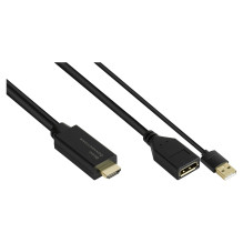 Alcasa HDMI-AD22 video cable adapter