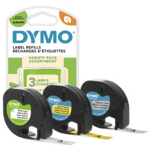 DYMO LetraTag assorted 3...