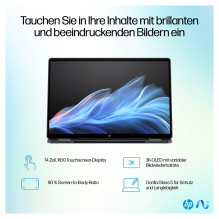 HP OmniBook Ultra Flip 14-fh0174ng su HDMI adapteriu ir rašikliu CU 7 258V / 32GB / 2TBSSD / W11 Home Touch HP OmniBook Ultra Flip 14-fh0174ng su HDMI adapteriu ir rašikliu CU 7 258V / 32GB / 2TBSSD / W11 Home Touch