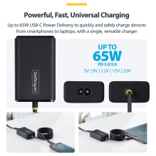StarTech.com 165LE-USB-C-CHARGER power adapter / inverter