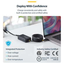 „StarTech.com“ 165LE-USB-C-CHARGER maitinimo adapteris / keitiklis
