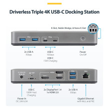 StarTech.com 199UE-USBC-DOCK laptop dock / port replicator