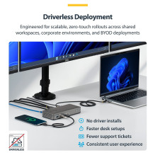 StarTech.com 199UE-USBC-DOCK laptop dock / port replicator