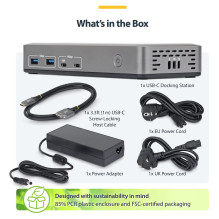 StarTech.com 199UE-USBC-DOCK laptop dock / port replicator