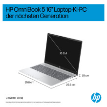 HP OmniBook 5 16-ag1173ng RYZ AI 7 350 / 16GB / 512SSD / W11 Pagrindinis HP OmniBook 5 16-ag1173ng RYZ AI 7 350 / 16GB / 512SSD / W11 Pagrindinis