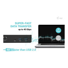 i-tec TB4INTGDUAL4KDOCPD laptop dock / port replicator