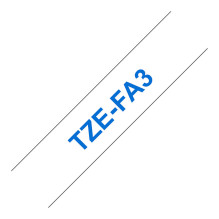 Brother TZE-FA3 etikečių spausdinimo juosta Brother TZE-FA3 etikečių spausdinimo juosta