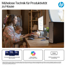 HP OmniDesk S03-0032ng i3-14100 / 8GB / 512SSD / W11 Home