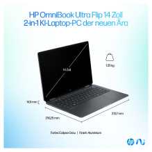HP OmniBook Ultra Flip 14-fh0173ng su HDMI adapteriu ir rašikliu CU7 258V / 32GB / 1TBSSD / W11 Home Touch HP OmniBook Ultra Flip 14-fh0173ng su HDMI adapteriu ir rašikliu CU7 258V / 32GB / 1TBSSD / W11 Home Touch