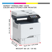 „Xerox VersaLink C625V_DN“ daugiafunkcis spausdintuvas „Xerox VersaLink C625V_DN“ daugiafunkcis spausdintuvas