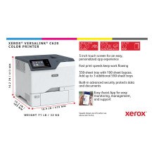 „Xerox VersaLink C620V_DN“ lazerinis spausdintuvas