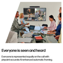 HP Poly Studio X52 All-In-One Video Bar video conferencing system HP Poly Studio X52 All-In-One Video Bar video conferencing system