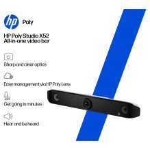 „HP Poly Studio X52“ universali vaizdo konferencijų sistema su baro funkcija