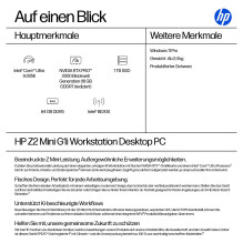 HP Z2 Mini G1i CU9 285K / 64GB / 1TBSSD / RTX PRO 2000 / W11 Pro 1J Gar (DE) HP Z2 Mini G1i CU9 285K / 64GB / 1TBSSD / RTX PRO 2000 / W11 Pro 1J Gar (DE)