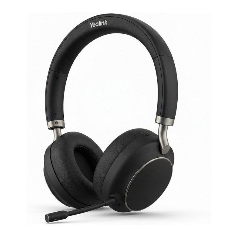 MMZ Yealink BH76 Microsoft Teams Black USB-A Bluetooth headset