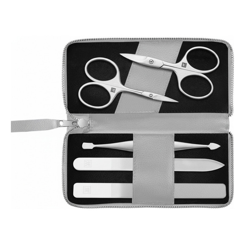 Manicure and pedicure set, 5 pieces, with nail scissors, vegan