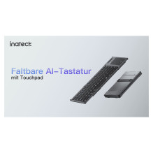 Inateck KB06101_STEEL GREY klaviatūra Inateck KB06101_STEEL GREY klaviatūra