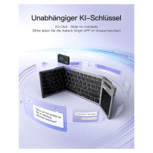 Inateck KB06101_STEEL GRAY keyboard