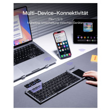 Inateck KB06101_STEEL GRAY keyboard