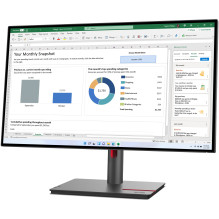 TFT 68,6 cm / 27 colių (2560 x 1440) Lenovo ThinkVision P27h-30 4ms DP USB-C juodas TFT 68,6 cm / 27 colių (2560 x 1440) Lenovo ThinkVision P27h-30 4ms DP USB-C juodas