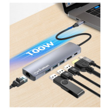 Manhattan 153959 laptop dock / port replicator