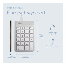 R-Go Tools RGOCONMWDWH numeric keypad R-Go Tools RGOCONMWDWH numeric keypad