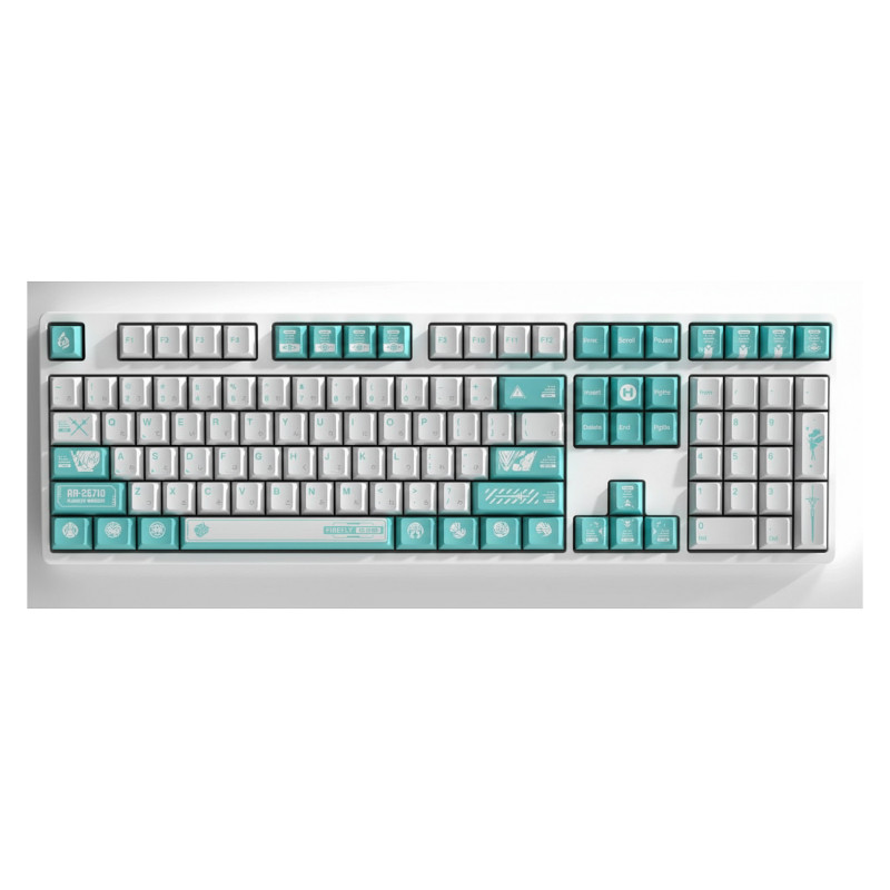HYTE HYTE Firefly Keycap Set (white / turquoise)