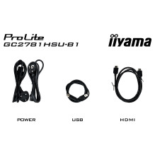 „iiyama G-MASTER GC2781HSU-B1“ kompiuterio monitorius