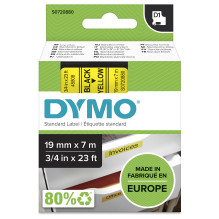 DYMO D1 Standard – juoda ant geltonos – 19 mm etikečių rašymo juosta DYMO D1 Standard – juoda ant geltonos – 19 mm etikečių rašymo juosta