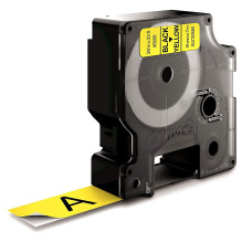 DYMO D1 Standard - Black on Yellow - 19mm label-making tape DYMO D1 Standard - Black on Yellow - 19mm label-making tape