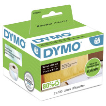 DYMO LW - Large Address Labels - 36 x 89 mm - S0722410 DYMO LW - Large Address Labels - 36 x 89 mm - S0722410