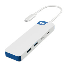 TARGUS HyperDrive Flex 4 prievadų USB-C šakotuvas, mėlynas TARGUS HyperDrive Flex 4 prievadų USB-C šakotuvas, mėlynas