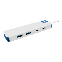 TARGUS HyperDrive Flex 4 prievadų USB-C šakotuvas, mėlynas TARGUS HyperDrive Flex 4 prievadų USB-C šakotuvas, mėlynas